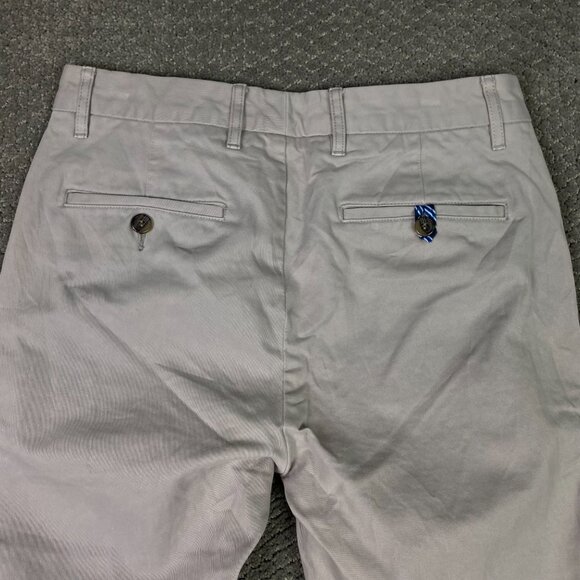 Peter Manning Slim Fit Chino Pants Men's 29 x 27 Beige Cotton - Picture 4 of 14